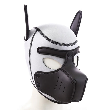 20 Styles Neoprene Puppy Play Dog Hood Mask,Bdsm Bondage Slave Pet Roleplay Party Pup Mask,Removable Muzzle,Couple Flirt Sex Toy