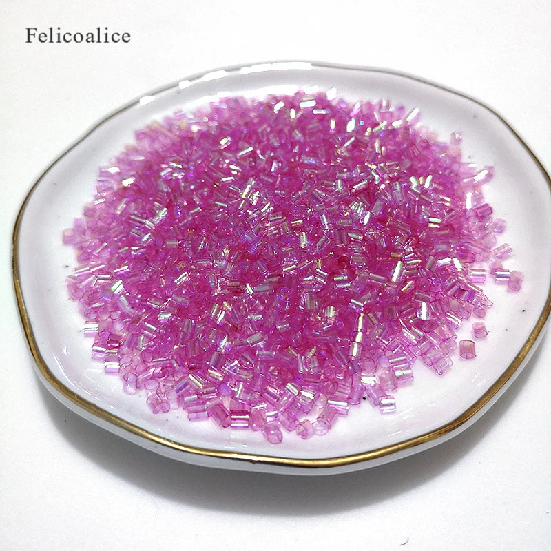 50g Bingsu Slime Additives Iridescent Beads Supplies DIY Sprinkles Kit For Fluffy Clear Crunchy Slime Clay