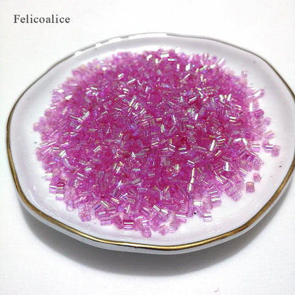 50g Bingsu Slime Additives Iridescent Beads Supplies DIY Sprinkles Kit For Fluffy Clear Crunchy Slime Clay