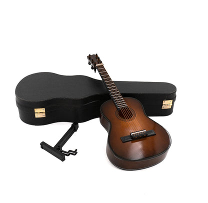 Dollhouse Miniature Guitar Musical Instrument for 1/4 1/6 1/10 1/12 Anime Figure ob11 bjd GSC Doll House Accessories Decoration