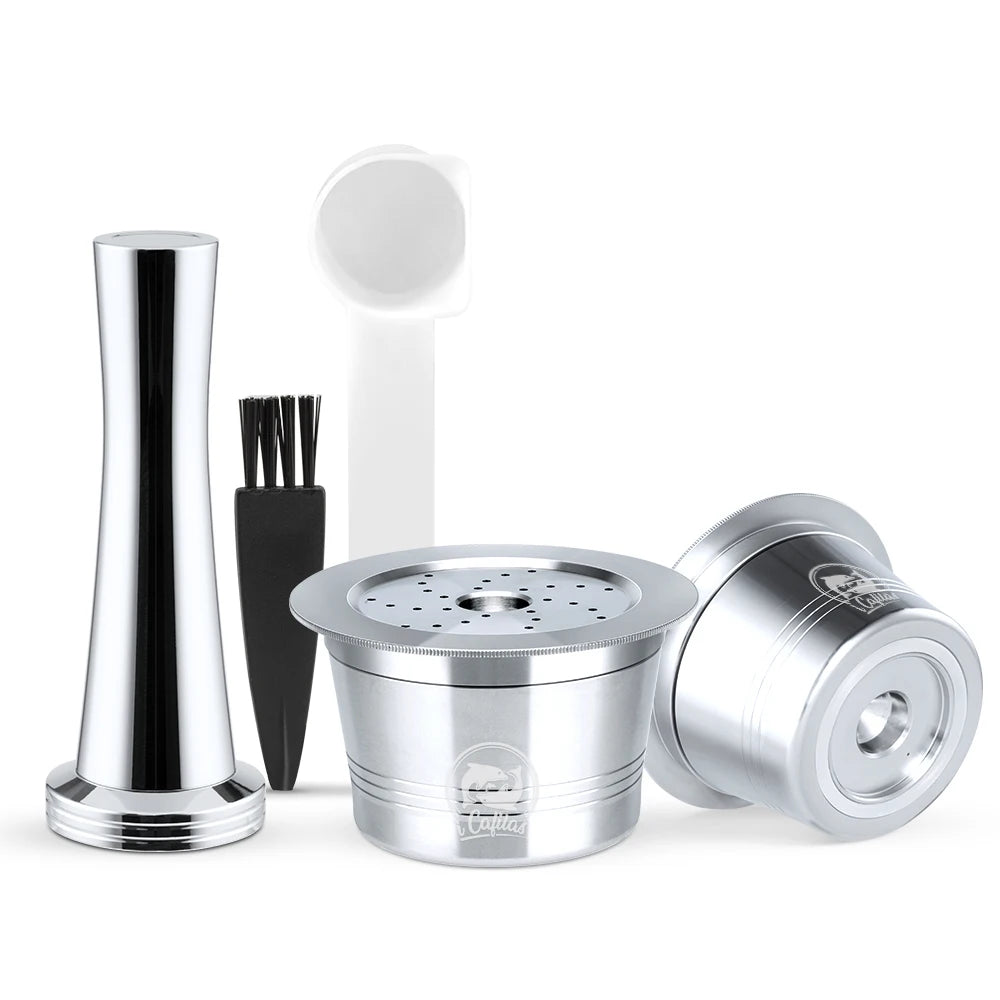 Reusable Coffee Capsule for Caffitaly Stainless Steel Refillable Crema Coffee Filter For TCHIBO Cafissimo K-Fee Coffee Machine