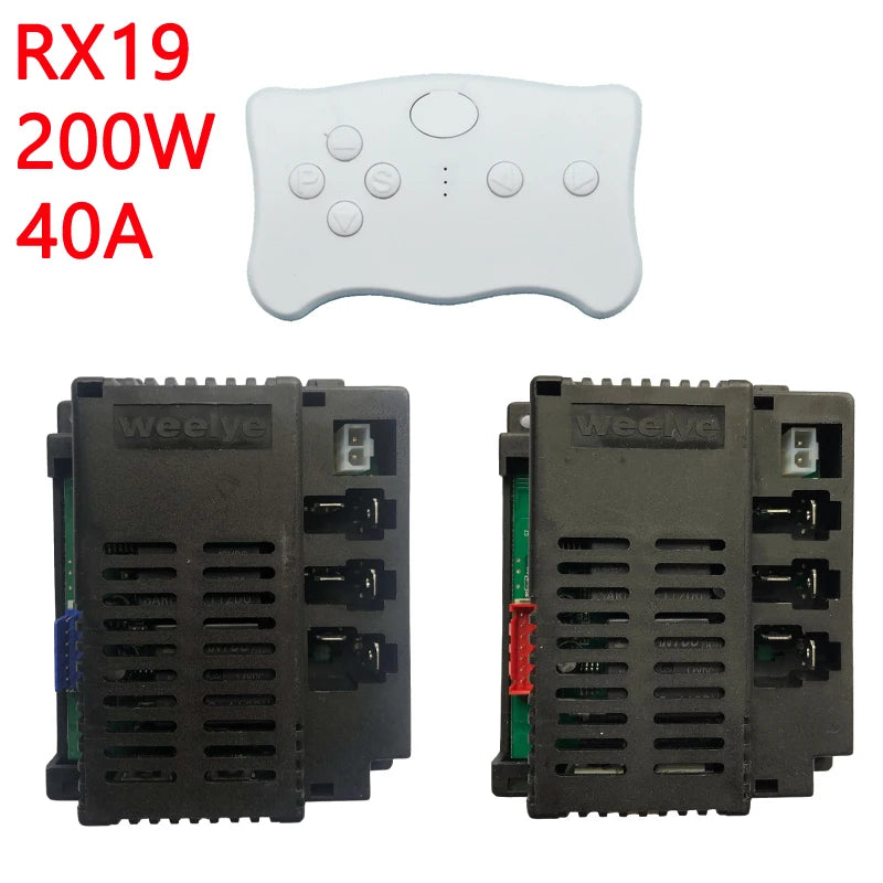 Weelye Wellye RX19 4WD High-Power Children's Electric Ride on Car Vehicle 2.4G Bluetooth Remote Control Box Receiver Motherboard