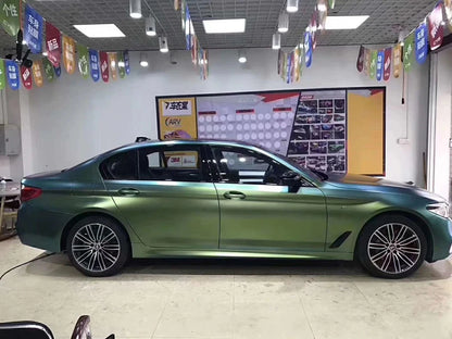 Premium Gloss Chameleon Pearl Glitter Metallic Green purple Vinyl Car Wrap Foil With Air Release Diamond Car Sticker Decal