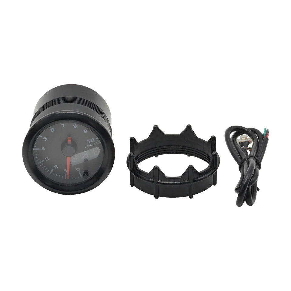 Dragon 52mm Car 7 Colors LED   Dual Display Boost Water Oil Temp Pressure Meter Volt Air Fuel Ratio EGT Gas Tachometer RPM Gauge