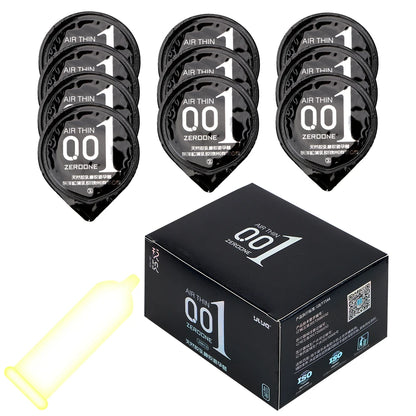 0.01 Ultra Thin Condoms For Men Long Sex Ejaculation Delay Rubber Condom Vaginal Massage Penis Sleeve Sex Toys For Adults 18