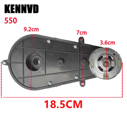 6V 12V 24V RS390 RS550 High Speed 2PCS Children Electric Ride on Car Vehicle Metal Steel Gear Motor Gearbox Engine Reducer Parts