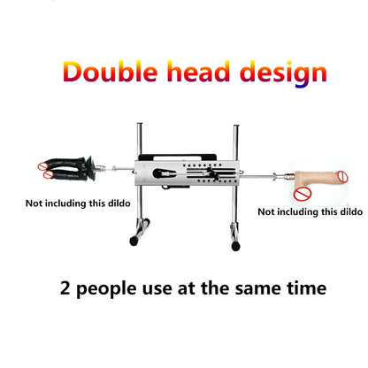Double Head Large Sex Machine Automatic Vibrators Sex Furniture Erotic Love Chair BDSM Bondage Gear Bed Sex Toys for Women Men