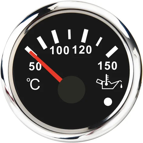 Car Marine Boat Boost Alarm Gauge 2‘’52mm Oil pressure Meter Water Level Fuel Temperature 12V 24V Voltmeter Accessories Meter
