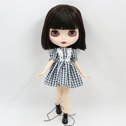 ICY DBS Blyth doll 1/6 bjd joint body short brown hair matte face 30cm toy girls gift anime