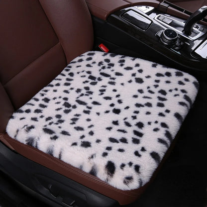 Seat Cushion Leopard Fluffy Pink Covers for Cars Seat Cover Car Decor Accessories Interior for Women for BMW Honda Hyundai LADA