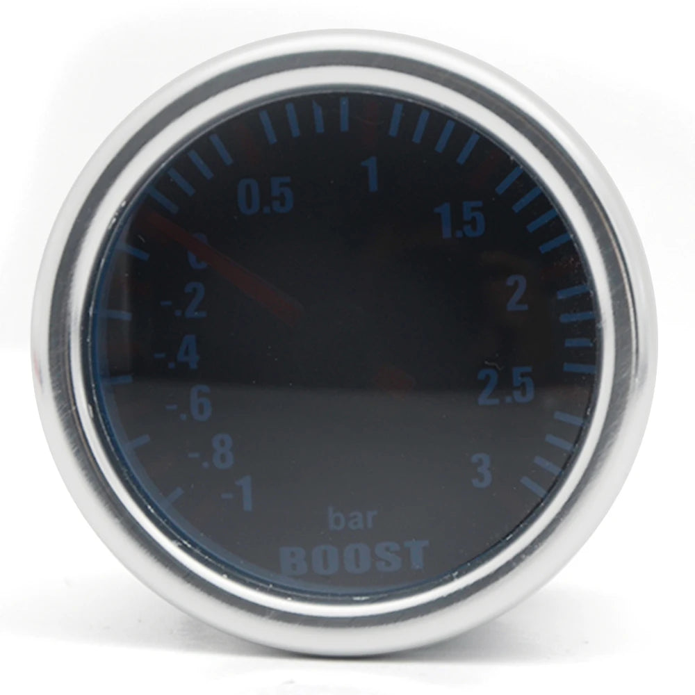 3.0 BAR 2"52MM Mechanical Turbo Boost Car Gauge Meter Auto White LED Universal