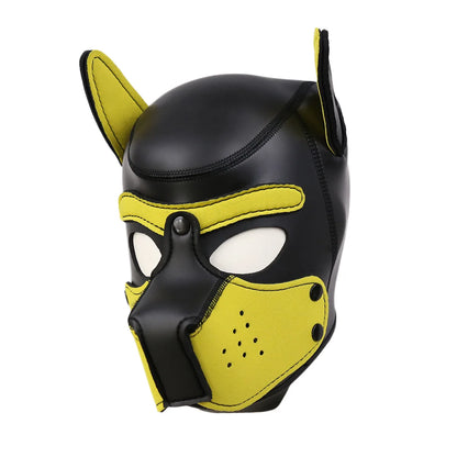 20 Styles Neoprene Puppy Play Dog Hood Mask,Bdsm Bondage Slave Pet Roleplay Party Pup Mask,Removable Muzzle,Couple Flirt Sex Toy
