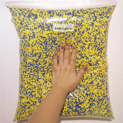 12L DIY Snow Mud Particles Accessories Slime Balls Small Tiny Foam Beads For Floam Filler For DIY Supplies 2-4mm