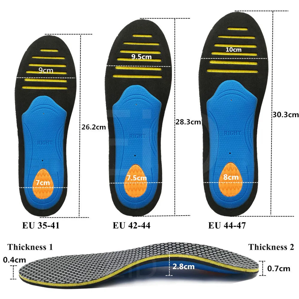Orthopedic Shoes Sole Insoles Flat Feet Arch support Unisex EVA Orthotic Arch Support Sport Shoe Pad Insert Cushion Men Woman