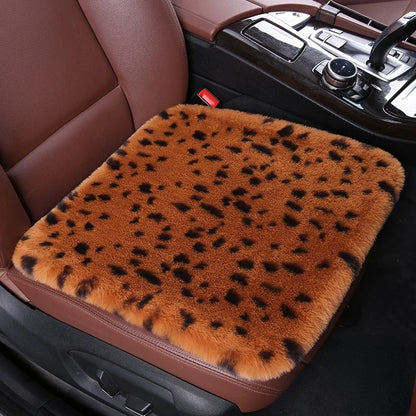 Seat Cushion Leopard Fluffy Pink Covers for Cars Seat Cover Car Decor Accessories Interior for Women for BMW Honda Hyundai LADA