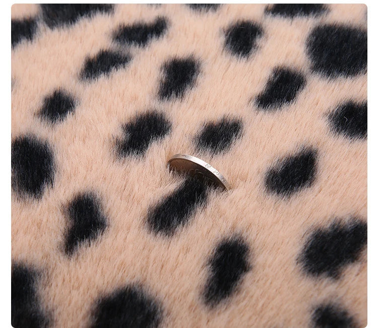 Seat Cushion Leopard Fluffy Pink Covers for Cars Seat Cover Car Decor Accessories Interior for Women for BMW Honda Hyundai LADA