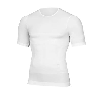 Classix Men Body Toning T-Shirt Body Shaper Corrective Posture Shirt Slimming Belt Belly Abdomen Fat Burning Compression Corset