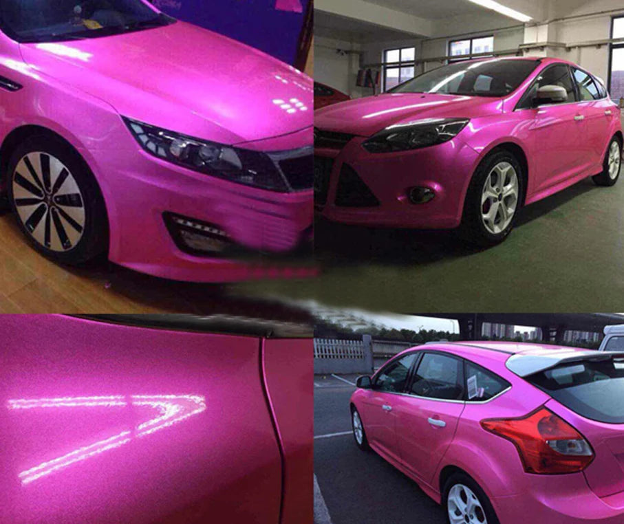 Gloss Metallic Gunmetal Vinyl Wrap Candy Glossy Grey Car Film Sticker With Air Bubble Auto Motorcycle Wrapping Covering Foil