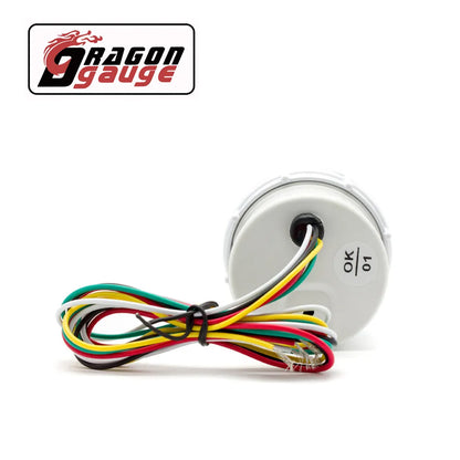 「DRAGON」 52MM Water Temp Oil Temp Oil Press Voltmeter Vacuum Tachometer RPM Boost Gauge Air Fuel Ratio EGT Gauge for 12 Volt Car