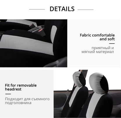 Fabric Car Seat Covers For MAZDA CX-3 CX-5 CX-7 CX-9 BT50 MX-5 MX-5 Miata RX8 Tribute Mazda 3 5 6 7 Auto Seat Protector Covers
