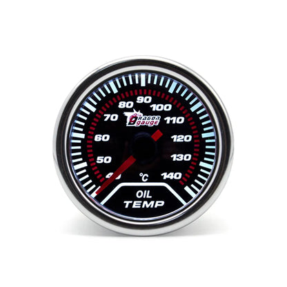 「DRAGON」 52MM Water Temp Oil Temp Oil Press Voltmeter Vacuum Tachometer RPM Boost Gauge Air Fuel Ratio EGT Gauge for 12 Volt Car