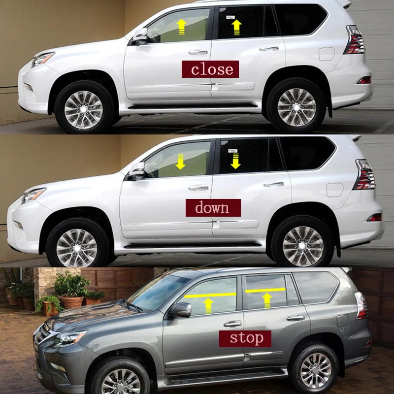 Intelligent window closer for Toyota Sienna folding Auto Window Closer Open rearview mirror automatic lock device  OBD Car lock