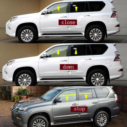 Intelligent window closer for Toyota Sienna folding Auto Window Closer Open rearview mirror automatic lock device  OBD Car lock