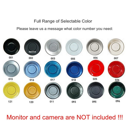 DIYSECUR Car Reverse Video Parking Radar 4 Sensor Rear View Backup Security System Sound Buzzer Alert Alarm for Camera Monitor