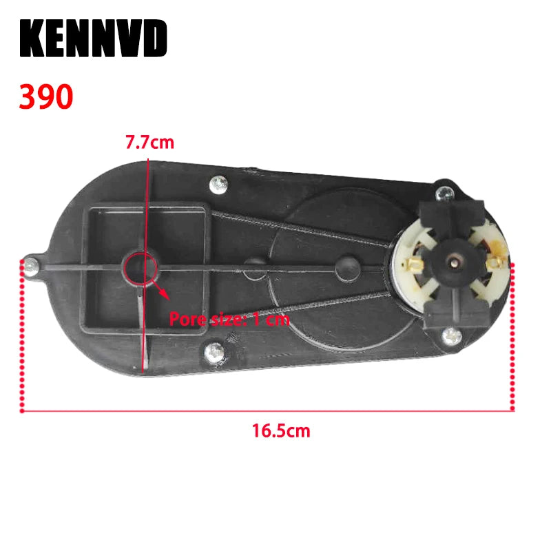 6V 12V 24V RS390 RS550 High Speed 2PCS Children Electric Ride on Car Vehicle Metal Steel Gear Motor Gearbox Engine Reducer Parts
