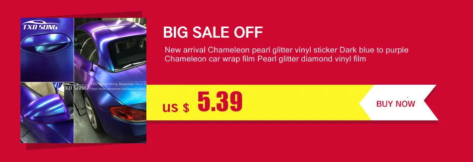 Premium Gloss Chameleon Pearl Glitter Metallic Green purple Vinyl Car Wrap Foil With Air Release Diamond Car Sticker Decal