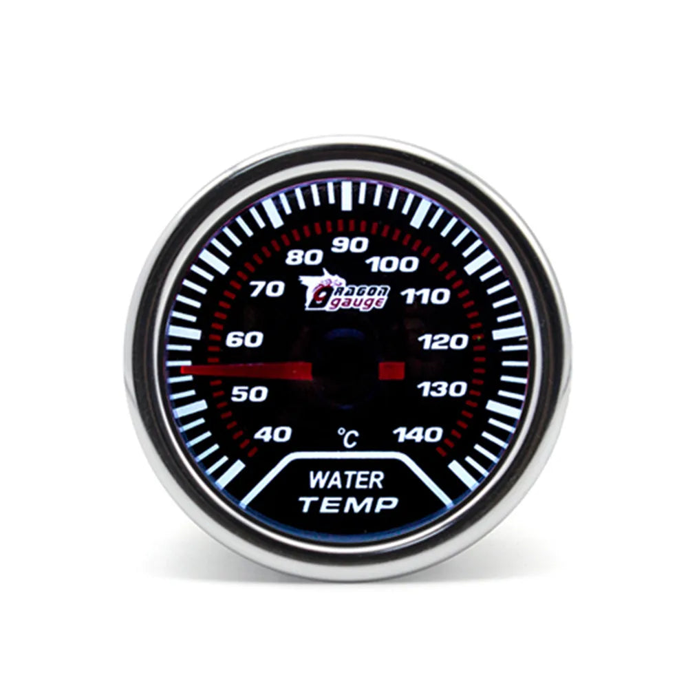 「DRAGON」 52MM Water Temp Oil Temp Oil Press Voltmeter Vacuum Tachometer RPM Boost Gauge Air Fuel Ratio EGT Gauge for 12 Volt Car