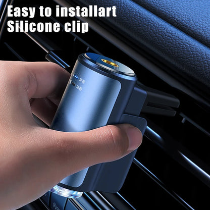 Electric Auto Air Diffuser Aroma Car Air Vent Humidifier Mist Wood Grain Essential Oil Aromatherapy Freshener Perfume Fragrance