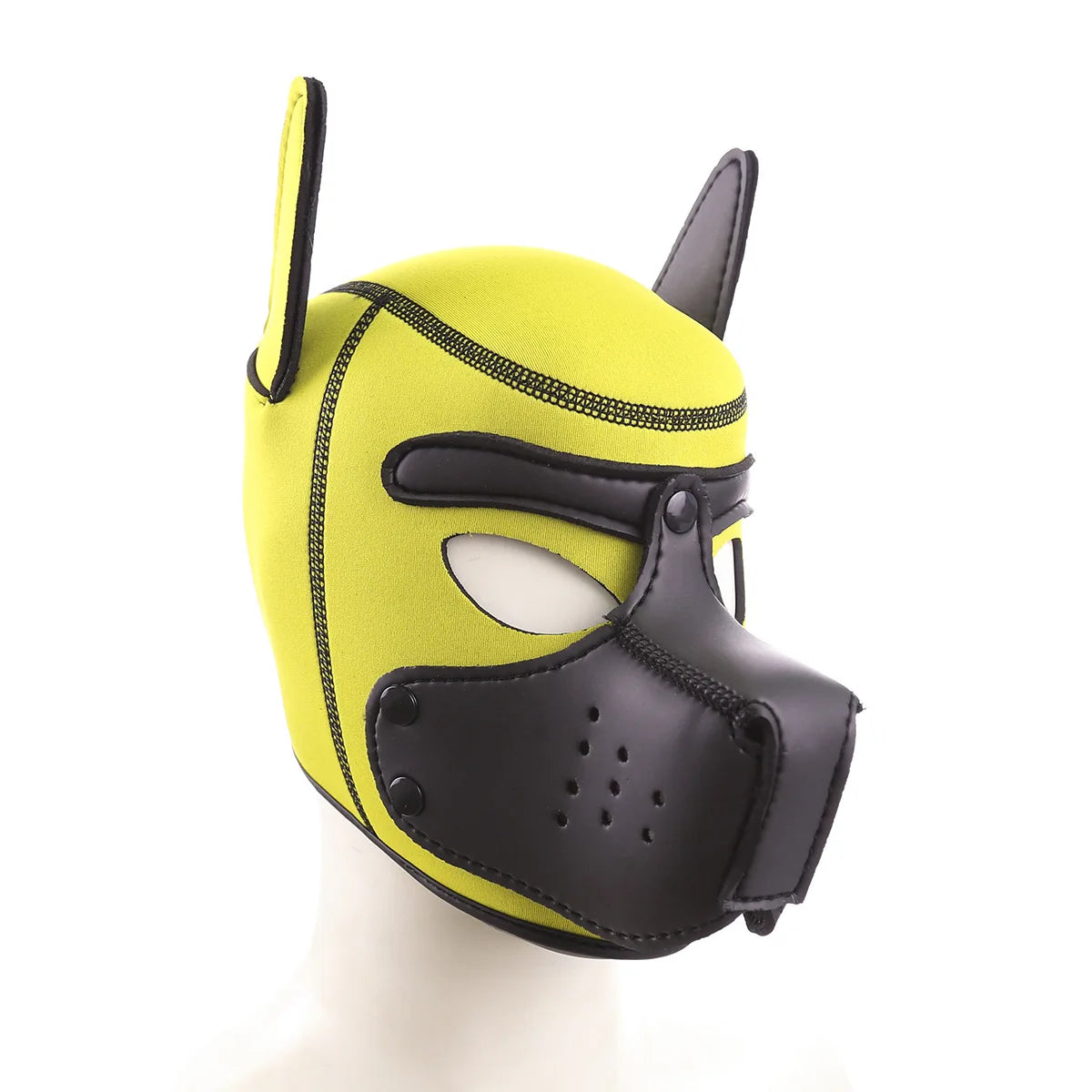 20 Styles Neoprene Puppy Play Dog Hood Mask,Bdsm Bondage Slave Pet Roleplay Party Pup Mask,Removable Muzzle,Couple Flirt Sex Toy