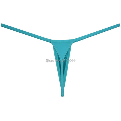 Men Super Soft Smooth T-back Underwear Mini Bikini Bulge Pouch Skinny Panties G-string Tangas