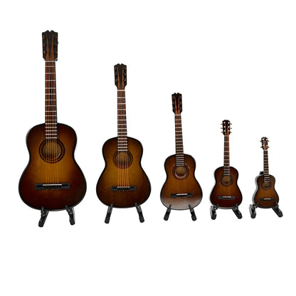 Dollhouse Miniature Guitar Musical Instrument for 1/4 1/6 1/10 1/12 Anime Figure ob11 bjd GSC Doll House Accessories Decoration