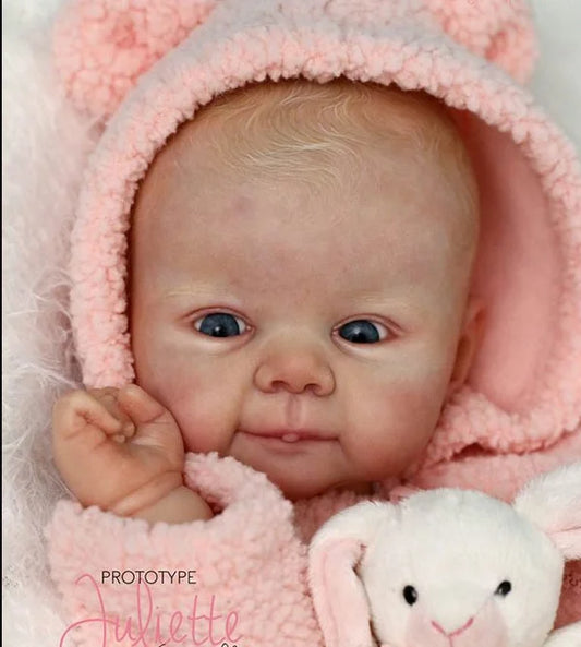 NPK 20Inch Reborn doll Kit Juliette Baby Doll Kit Soft Fresh Color High Quality Vinyl