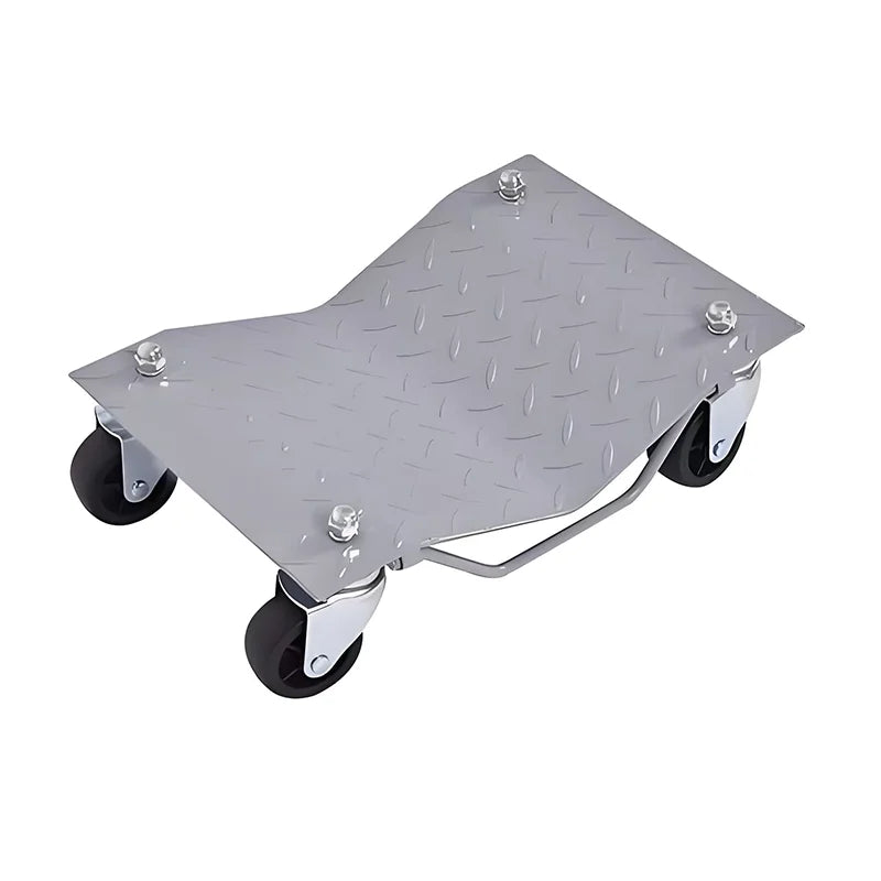 6000 Pound Heavy-Duty Wheeled Transport Vehicle with Tire Pulley and Car Handcart