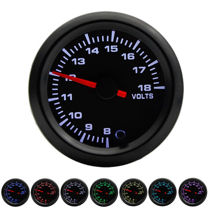 2" 52mm 7 Colors LED Boost/Water temp/Oil temp/Oil pressure/Voltmeter/Air fuel ratio/EGT/Tachometer RPM Car Gauge +Gauge Pods