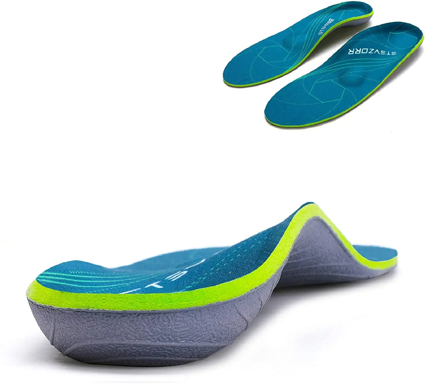 Orthotic Insoles for Plantar Fasciitis Relief-Arch Support, Flat Feet Pain Relief, Shock Absorption, All-Day Comfort  Women Men