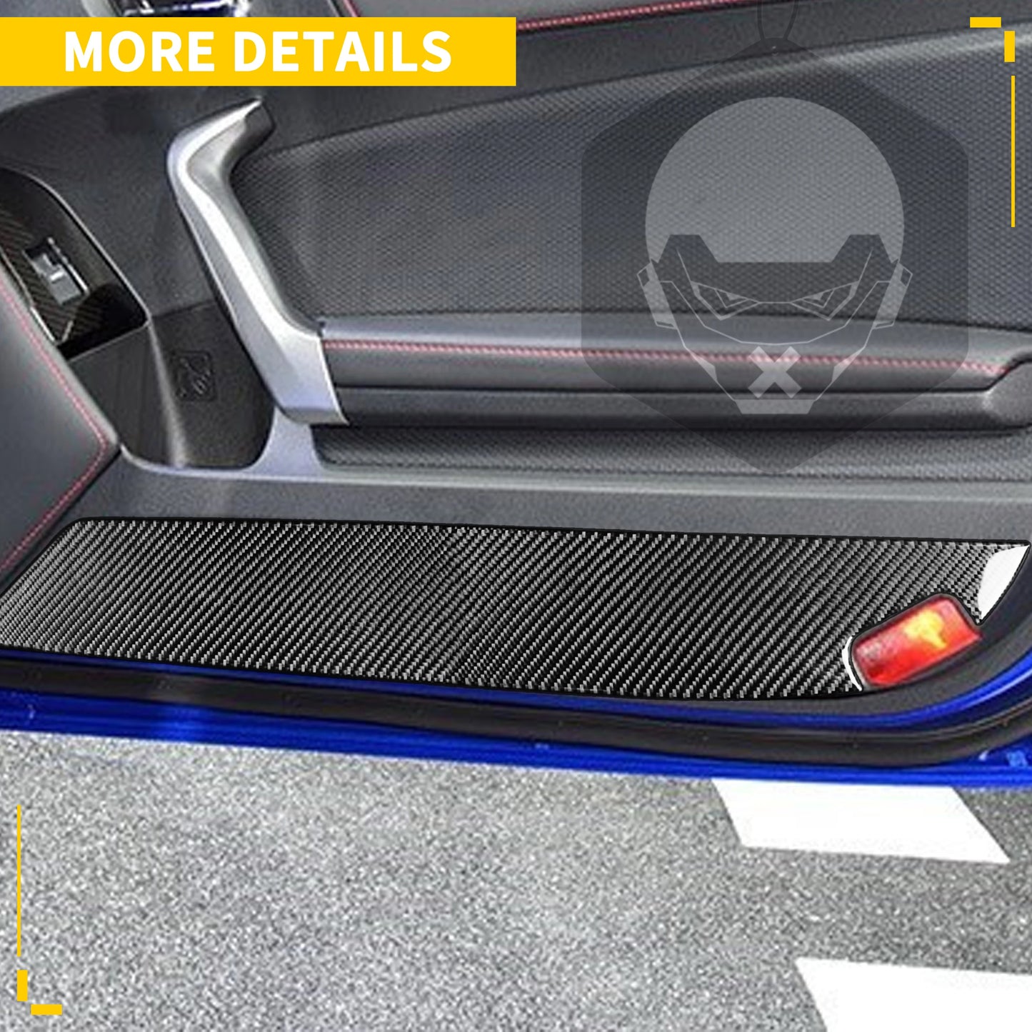 For Subaru BRZ Toyota 86 GT86 2017 2018 2019 Carbon Fiber Car Accessories Gear Shift Cup Holder Air Conditioning Trim Sticker