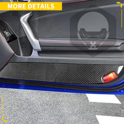 For Subaru BRZ Toyota 86 GT86 2017 2018 2019 Carbon Fiber Car Accessories Gear Shift Cup Holder Air Conditioning Trim Sticker
