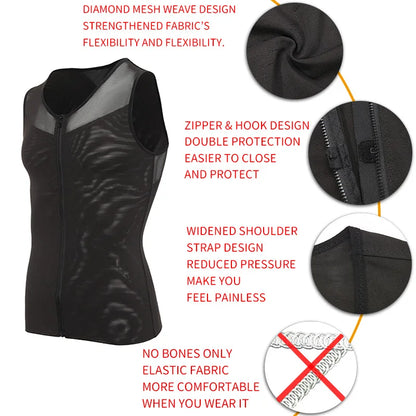 Men Slimming Body Shaper Belly Control Waist Trainer Man Shapewear Modeling Underwear Shapers Corrective Posture Vest Corset