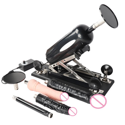 Automatic Telescopic Sex Machine Thrust Dildo Machine with Big Dildo for Men and Women Masturbation Sex Toys