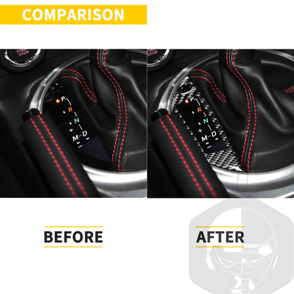 For Subaru BRZ Toyota 86 GT86 2017 2018 2019 Carbon Fiber Car Accessories Gear Shift Cup Holder Air Conditioning Trim Sticker
