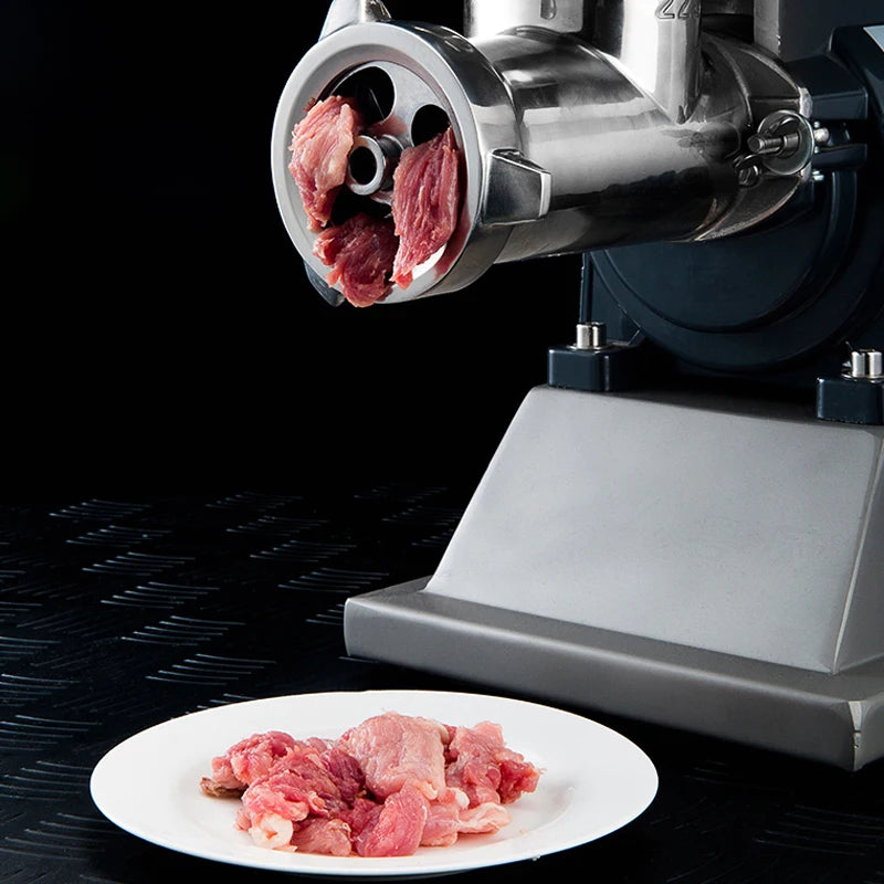 Meat Grinder Machine Electric Powerful Fish Mincer 2200W Stainless Steel Commercial Household Sausage Filler Maker