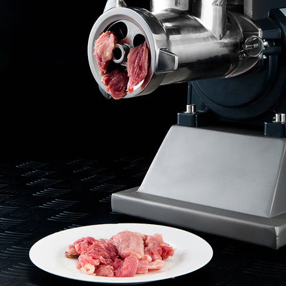 Meat Grinder Machine Electric Powerful Fish Mincer 2200W Stainless Steel Commercial Household Sausage Filler Maker