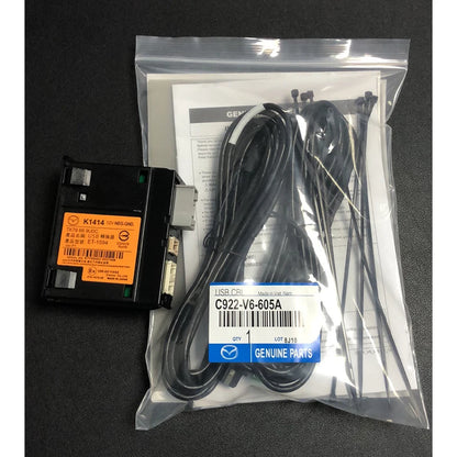 Mazda CarPlay and Android Auto USB Media Hub Retrofit Kit, Support Mazda 3/6/CX5/CX3/CX9/MX5-TK78 66 9U0C K1414 C922 V6 605A