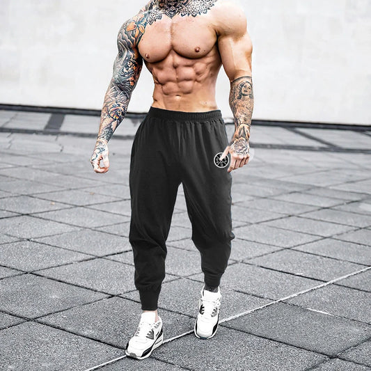New Brand Joggers Pants Men Gym Sweatpants Streetwear Fitness Skinny Trousers Bodybuilding Workout Sweat Pants Joggingbroek