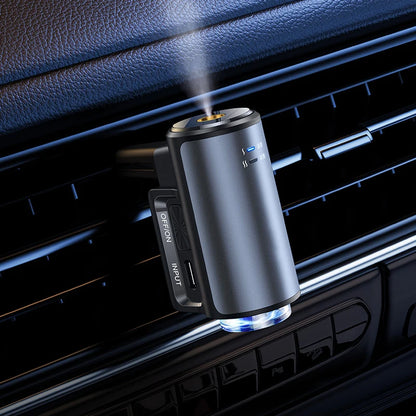 Electric Auto Air Diffuser Aroma Car Air Vent Humidifier Mist Wood Grain Essential Oil Aromatherapy Freshener Perfume Fragrance