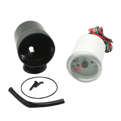 52mm (2 Inch) Car Modification Pointer Boost Water Temp Oil Temperature Meter Pressure Voltage Gauge Blue Backlight